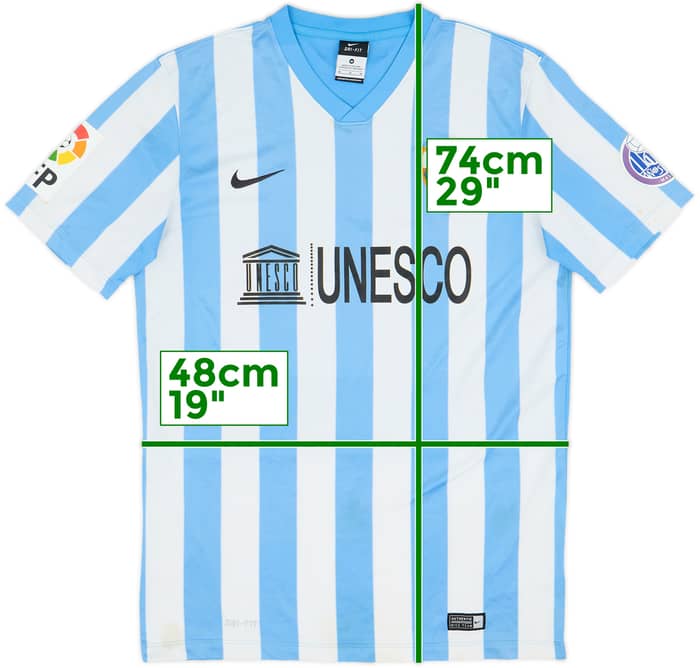 2012-13 Malaga CL Home Shirt - 5/10 - (M)