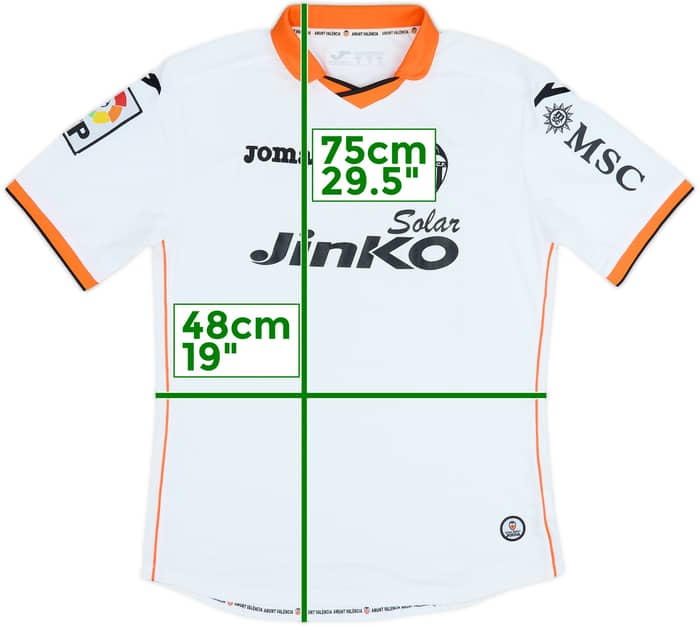 2013-14 Valencia Home Shirt - 6/10 - (M)