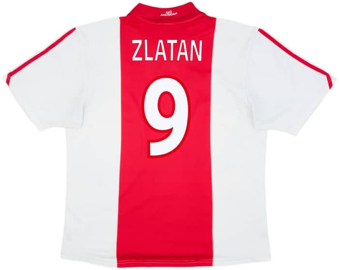 2001-02 Ajax Home Shirt Zlatan #9 - 7/10 - (XL)