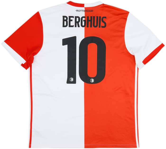 2020-21 Feyenoord Home Shirt Berghuis #10 - 6/10 - (XL)