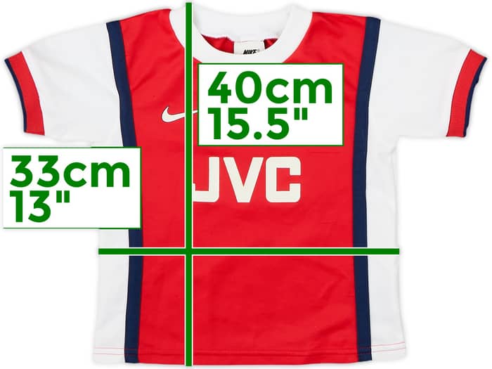 1998-99 Arsenal Home Shirt - 8/10 - (3-4 Years)