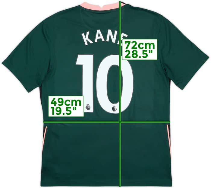 2020-21 Tottenham Away Shirt Kane #10 - 8/10 - (M)