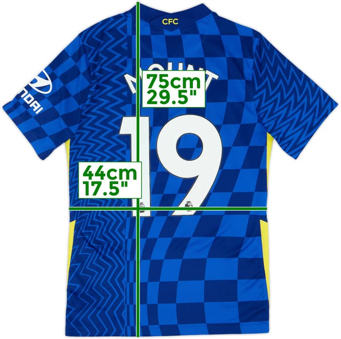 Camiseta de local del Chelsea 2021-22 Mount #19 - 9/10 - (S)