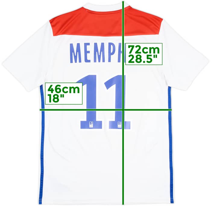 2018-19 Lyon Home Shirt Memphis #11 - 6/10 - (S)