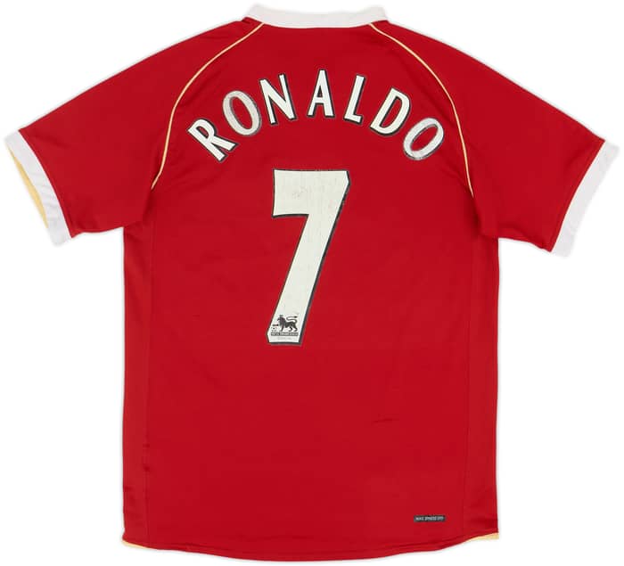 2006-07 Manchester United Home Shirt Ronaldo #7 - 5/10 - (S)