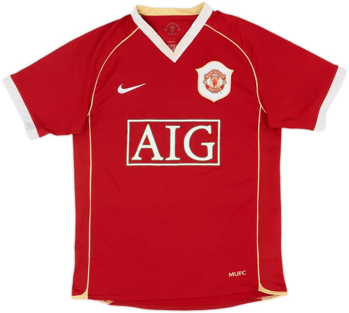 2006-07 Manchester United Home Shirt Ronaldo #7 - 5/10 - (S)