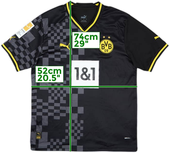 2022-23 Borussia Dortmund Away Shirt - 8/10 - (L)