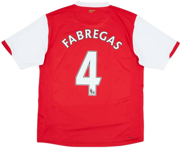 2006-08 Arsenal Home Shirt Fabregas #4 - 8/10 - (M)