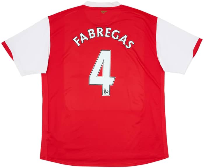 2006-08 Arsenal Home Shirt Fabregas #4 - 6/10 - (XL)