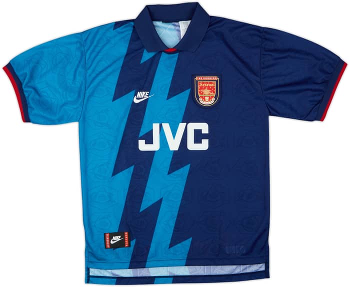 1995-96 Arsenal Away Shirt Wright #8 - 8/10 - (L)