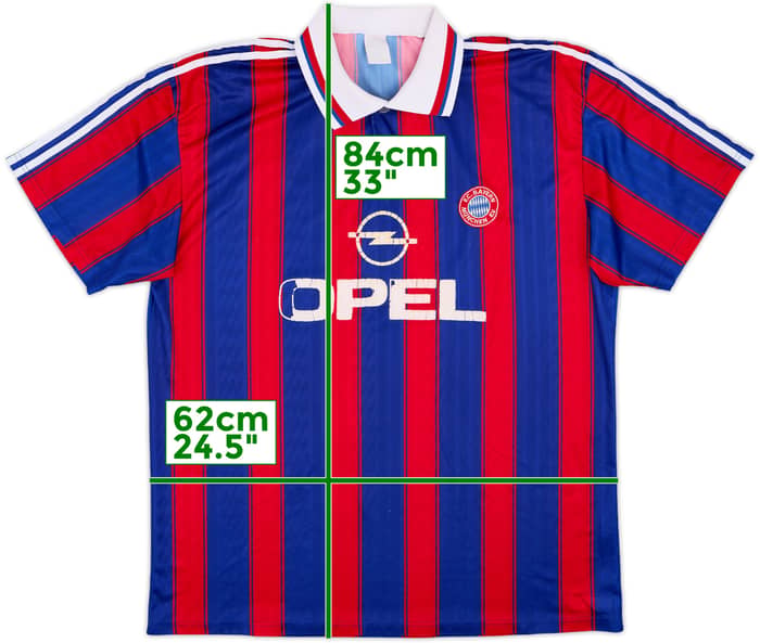1995-97 Bayern Munich Home Shirt - 4/10 - (XXL)