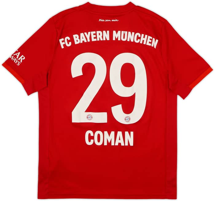 2019-20 Bayern Munich Home Shirt Coman #29 - 7/10 - (L.Boys)