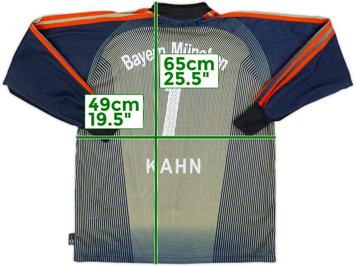 2003-04 Bayern Munich GK Shirt Kahn #1 - 5/10 - (XL.Boys)