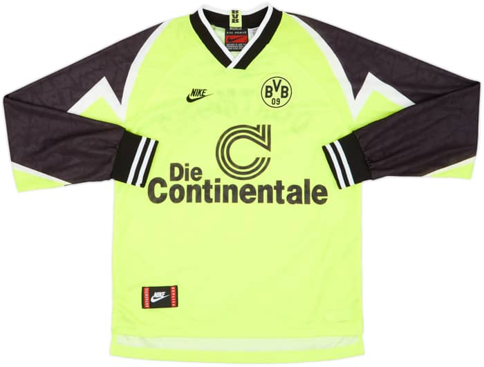 1995-96 Borussia Dortmund Home L/S Shirt - 8/10 - (S)