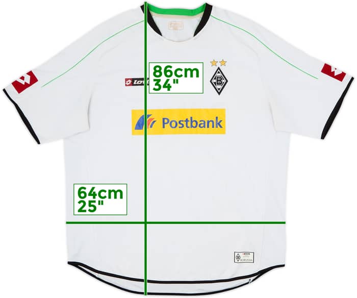 2012-13 Borussia Monchengladbach Home Shirt - 6/10 - (3XL)