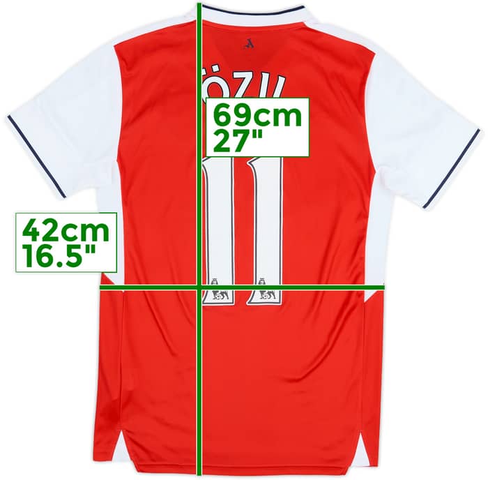 2016-17 Arsenal Home Shirt Ozil #11 - 6/10 - (S)