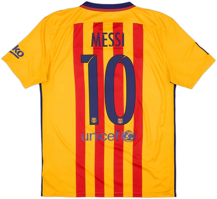 2015-16 Barcelona Away Shirt Messi #10 - 8/10 - (M)