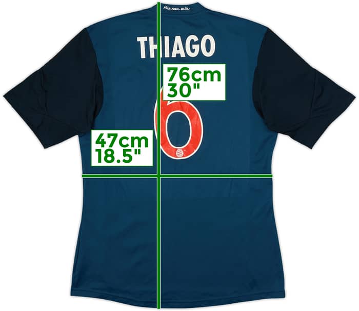 2013-14 Bayern Munich Third Shirt Thiago #6 - 7/10 - (M)