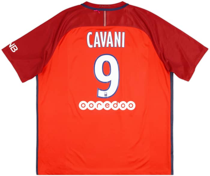 2016-17 Paris Saint-Germain Away Shirt Cavani #9 - 6/10 - (XXL)