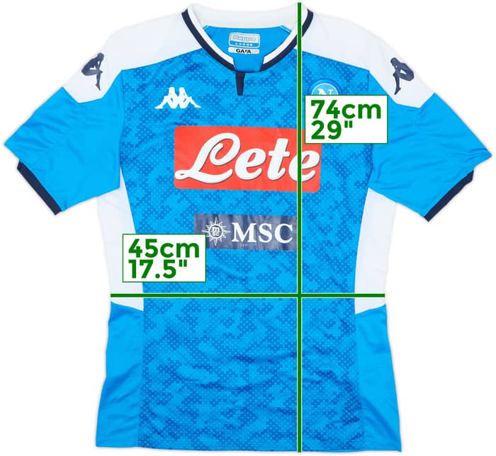 2019-20 Napoli Home Shirt - 6/10 - (L)