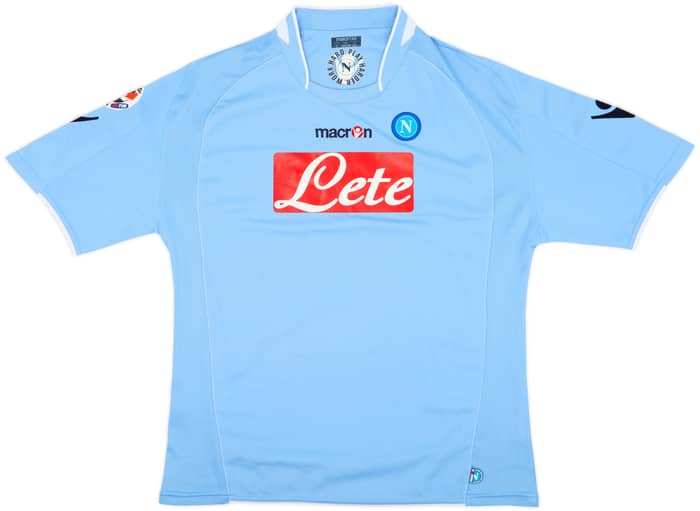 2009-10 Napoli Home Shirt Cavani #7 - 6/10 - (S)