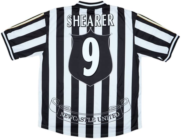 1997-99 Newcastle Home Shirt Shearer #9 - 9/10 - (XXL)