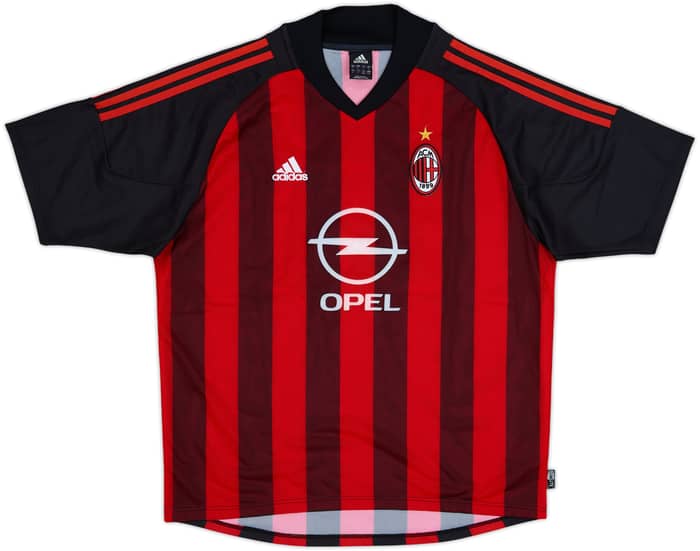 2002-03 AC Milan Home Shirt Nesta #13 - 4/10 - (L)