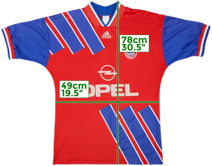 1993-95 Bayern Munich Home Shirt #10 - 7/10 - (L)
