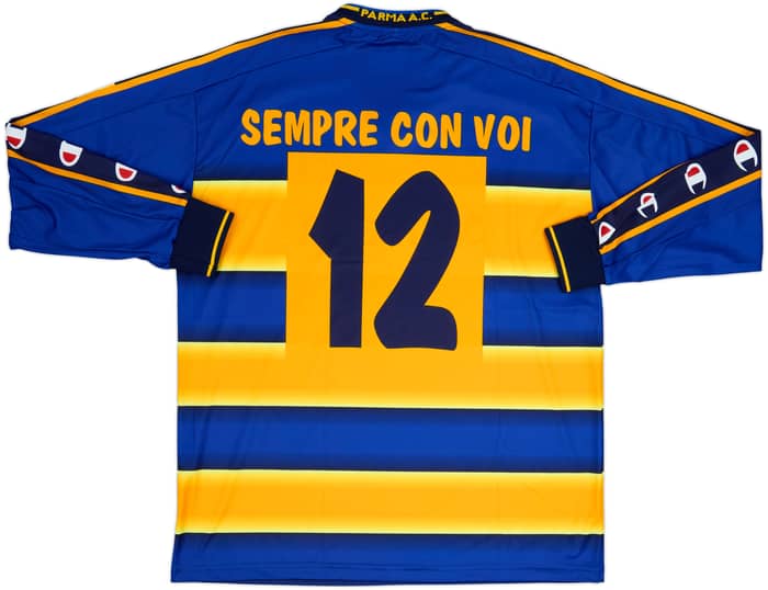 2002-03 Parma Home L/S Shirt Sempre Con Voi #12 - 10/10 - (XL)