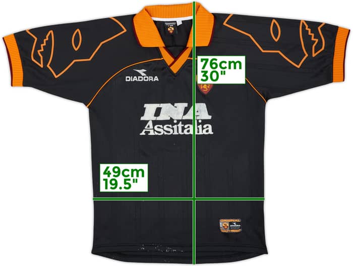 1999-00 Roma Third Shirt #5 - 5/10 - (M)