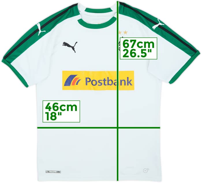 Camiseta de local de Borussia Monchengladbach 2018-19 - 4/10 - (M)