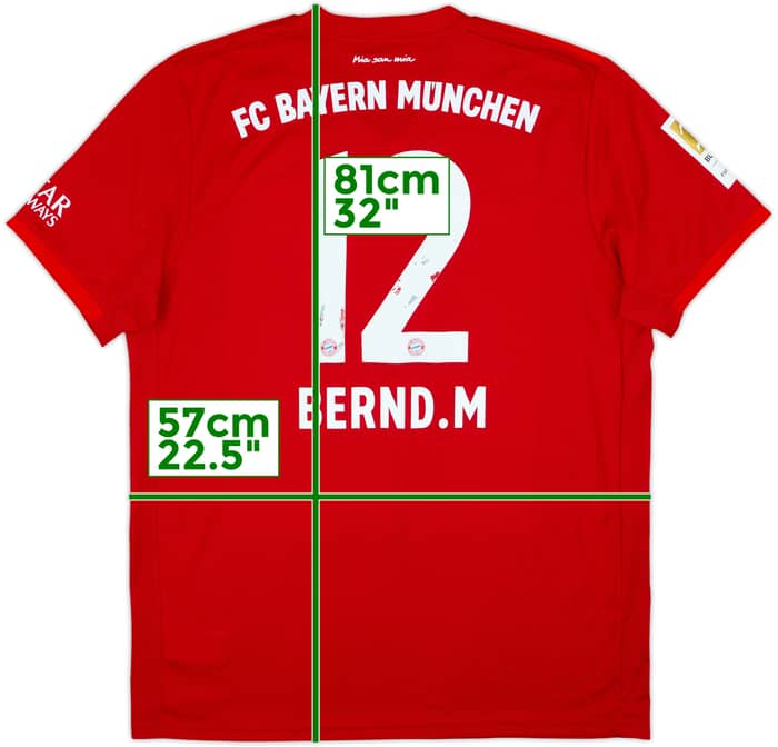 2019-20 Bayern Munich Home Shirt Bernd. M #12 - 5/10 - (XL)