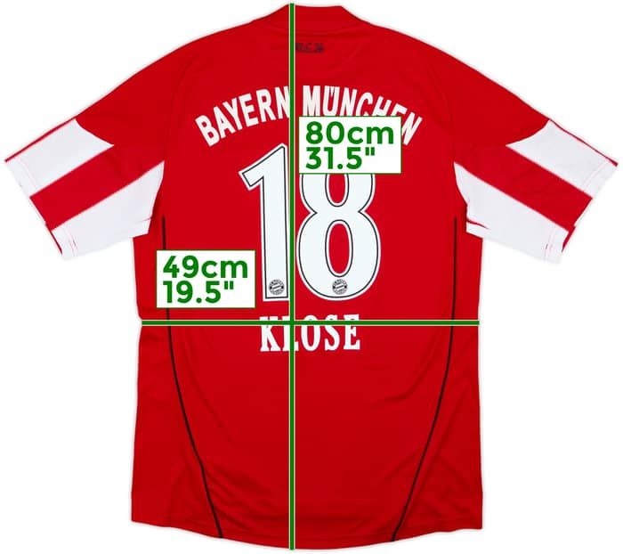 2010-11 Bayern Munich Home Shirt Klose #18 - 5/10 - (M)
