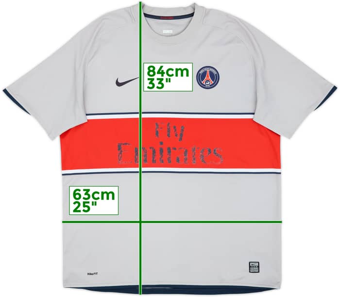 2008-09 Paris Saint-Germain Away Shirt - 4/10 - (XL)