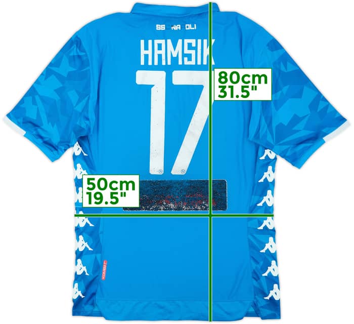 Camiseta de local del Napoli 2018-19 Hamsik #17 - 4/10 - (XL)