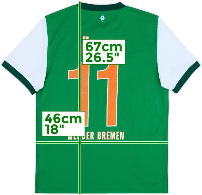 2009-10 Werder Bremen Home Shirt Ozil #11 - 6/10 - (S)