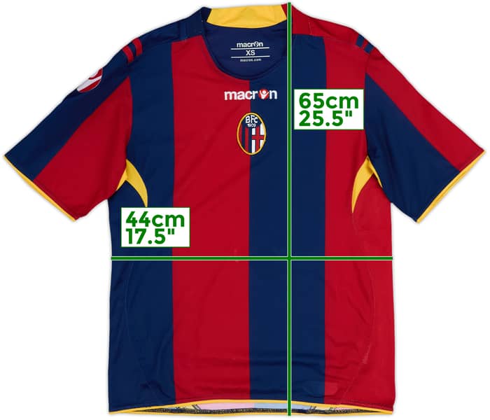 2008-09 Bologna Home Shirt #15 - 5/10 - (XS)