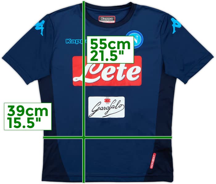 2017-19 Napoli Third Shirt - 8/10 - (M.Boys)