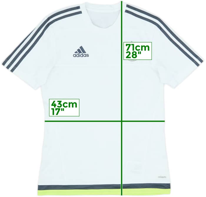 Camiseta de entrenamiento adizero del Real Madrid 2015-16 - 6/10 - (S)
