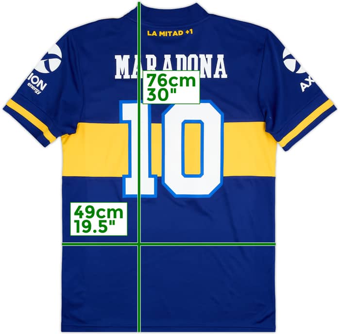 2020-21 Boca Juniors Home Shirt Maradona #10 - 8/10 - (M)