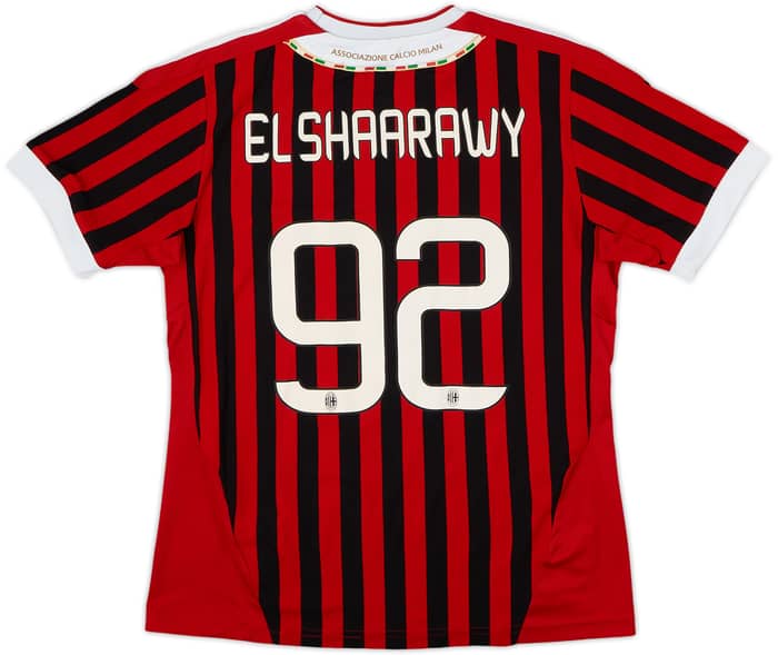 2011-12 AC Milan Home Shirt El Shaarawy #92 - 7/10 - (L.Boys)
