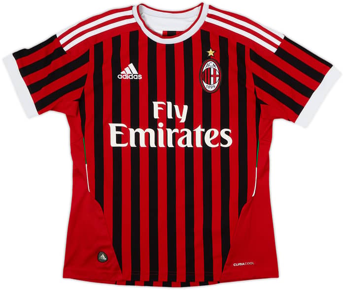 2011-12 AC Milan Home Shirt El Shaarawy #92 - 7/10 - (L.Boys)