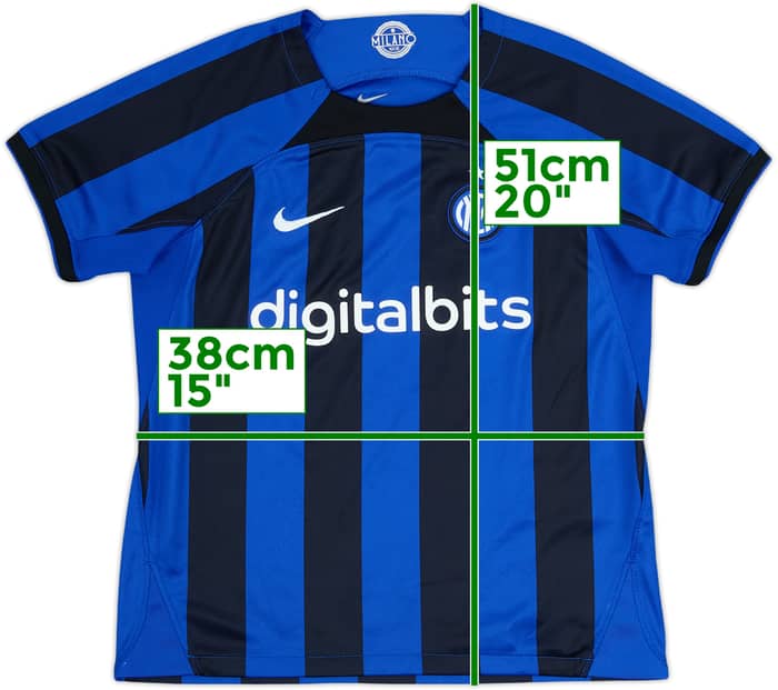 2022-23 Inter Milan Home Shirt - 8/10 - (S.Boys)