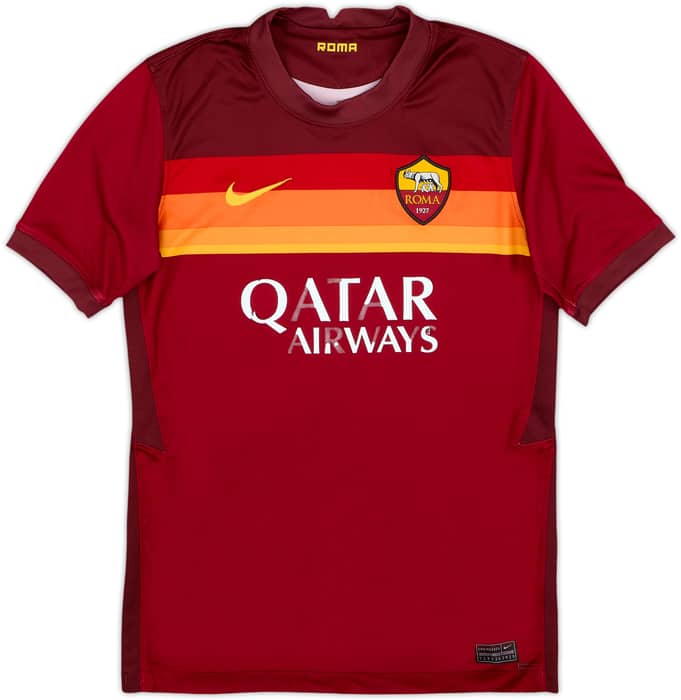 2020-21 Roma Home Shirt - 4/10 - (13-14 Years)