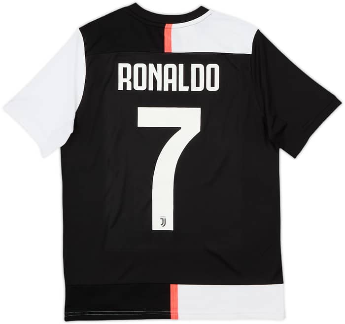 2019-20 Juventus Home Shirt Ronaldo #7 - 6/10 - (L.Boys)