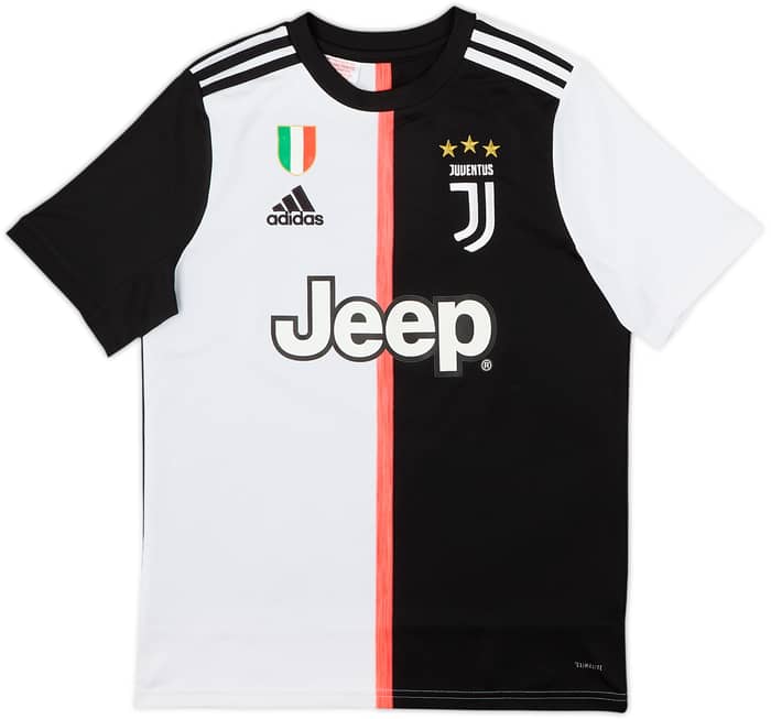 2019-20 Juventus Home Shirt Ronaldo #7 - 6/10 - (L.Boys)