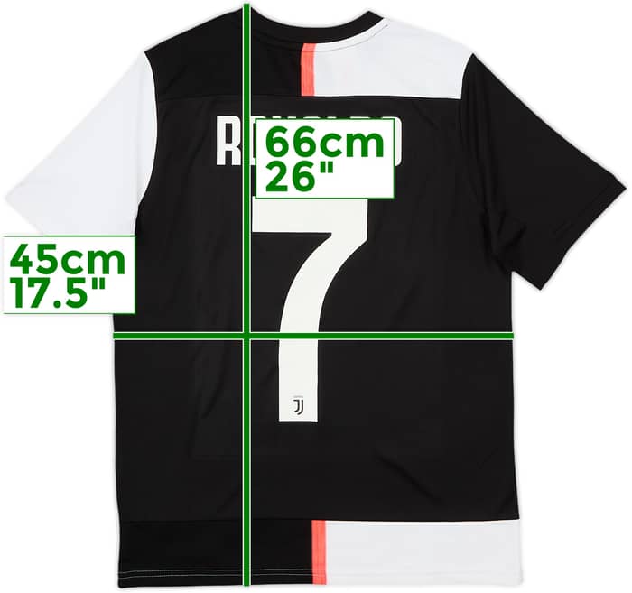 2019-20 Juventus Home Shirt Ronaldo #7 - 6/10 - (L.Boys)