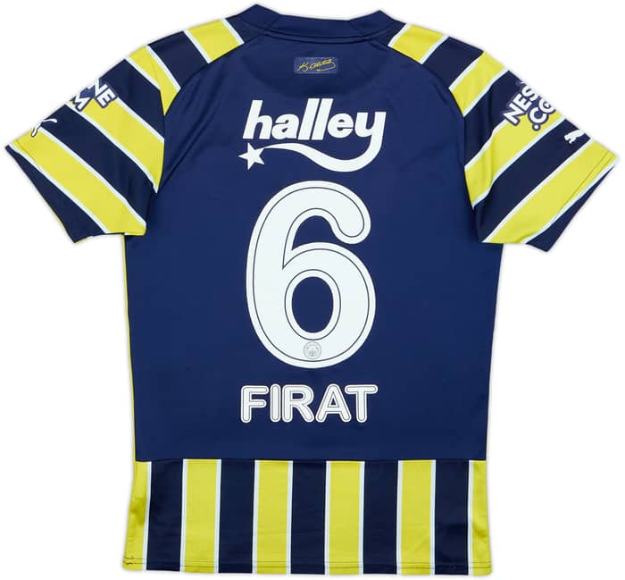 2022-23 Fenerbahce Home Shirt Firat #6 - 6/10 - (S)