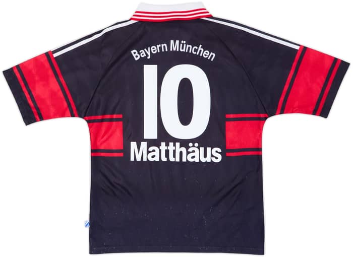 1997-99 Bayern Munich Home Shirt Matthaus #10 - 8/10 - (15-16 Years)