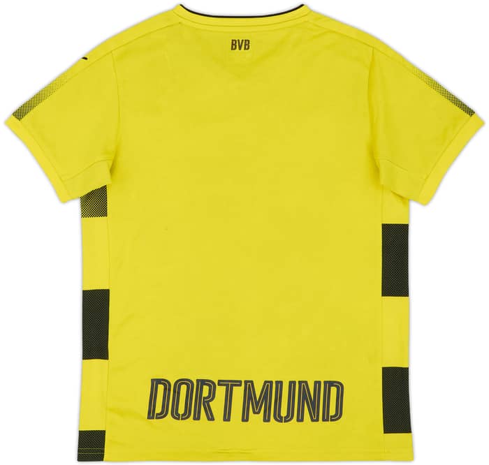 2017-18 Borussia Dortmund Home Shirt - 4/10 - (L.Boys)